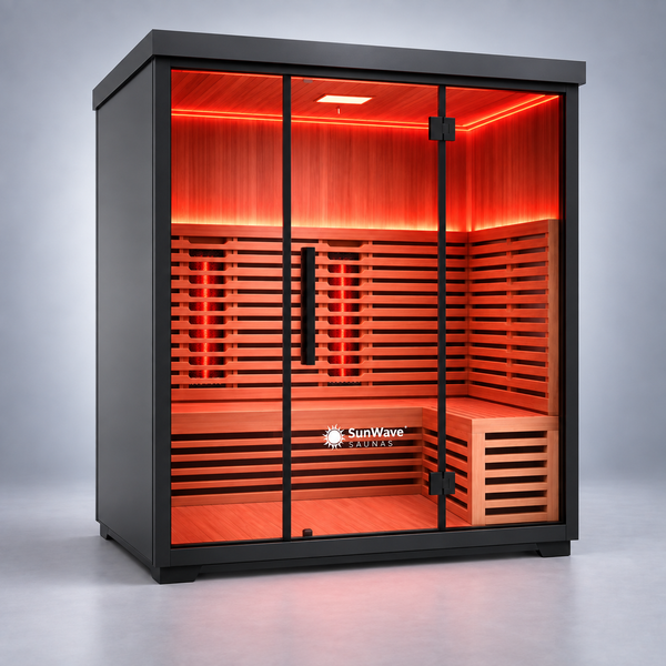 SunWave Nova 4 | 4-Person Outdoor Infrared Sauna
