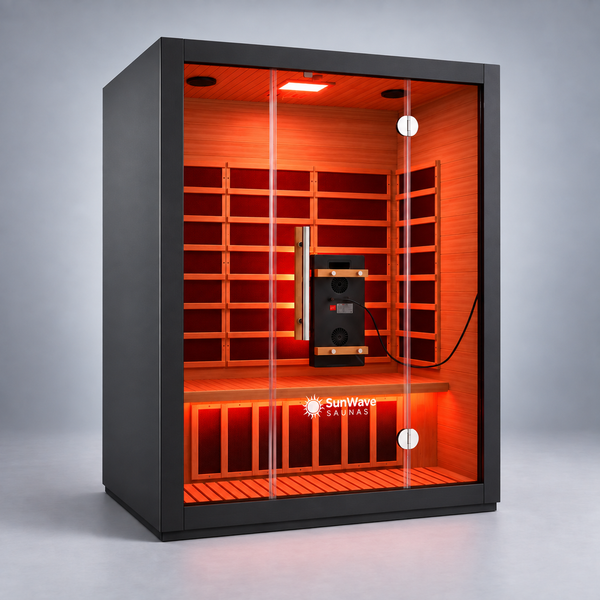 SunWave Onyx 3 | 3-Person Indoor Infrared Sauna