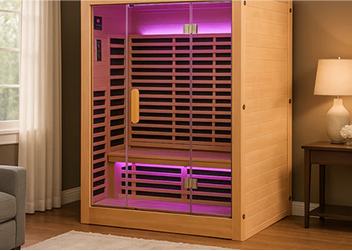 Sarah Johnson's sauna photo